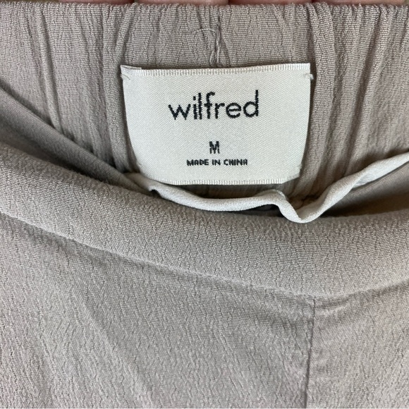 Wilfred Aritzia Faun High Waisted Wide Leg Pants Size Medium - Picture 10 of 10